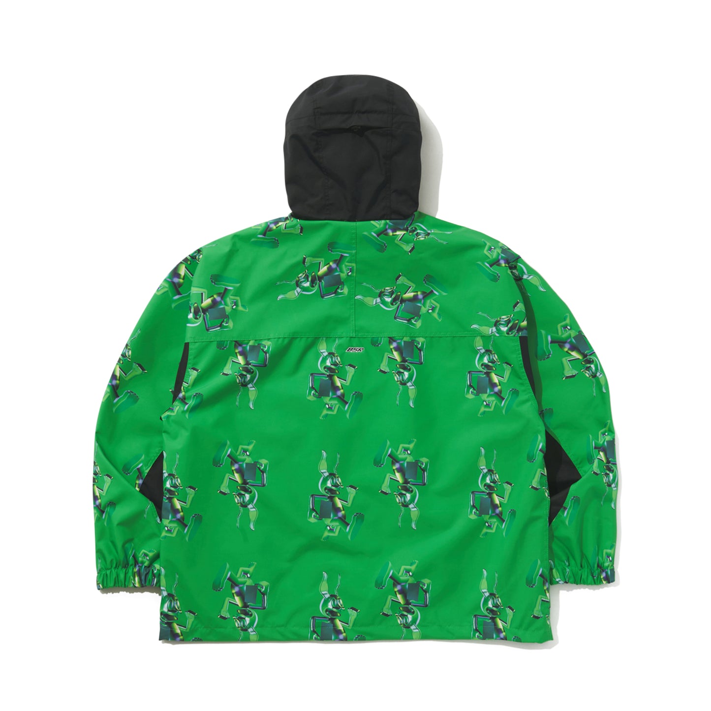BSRABBIT 3D TRIPPY RB HOODED JACKET GREEN BSR2425FWJK106