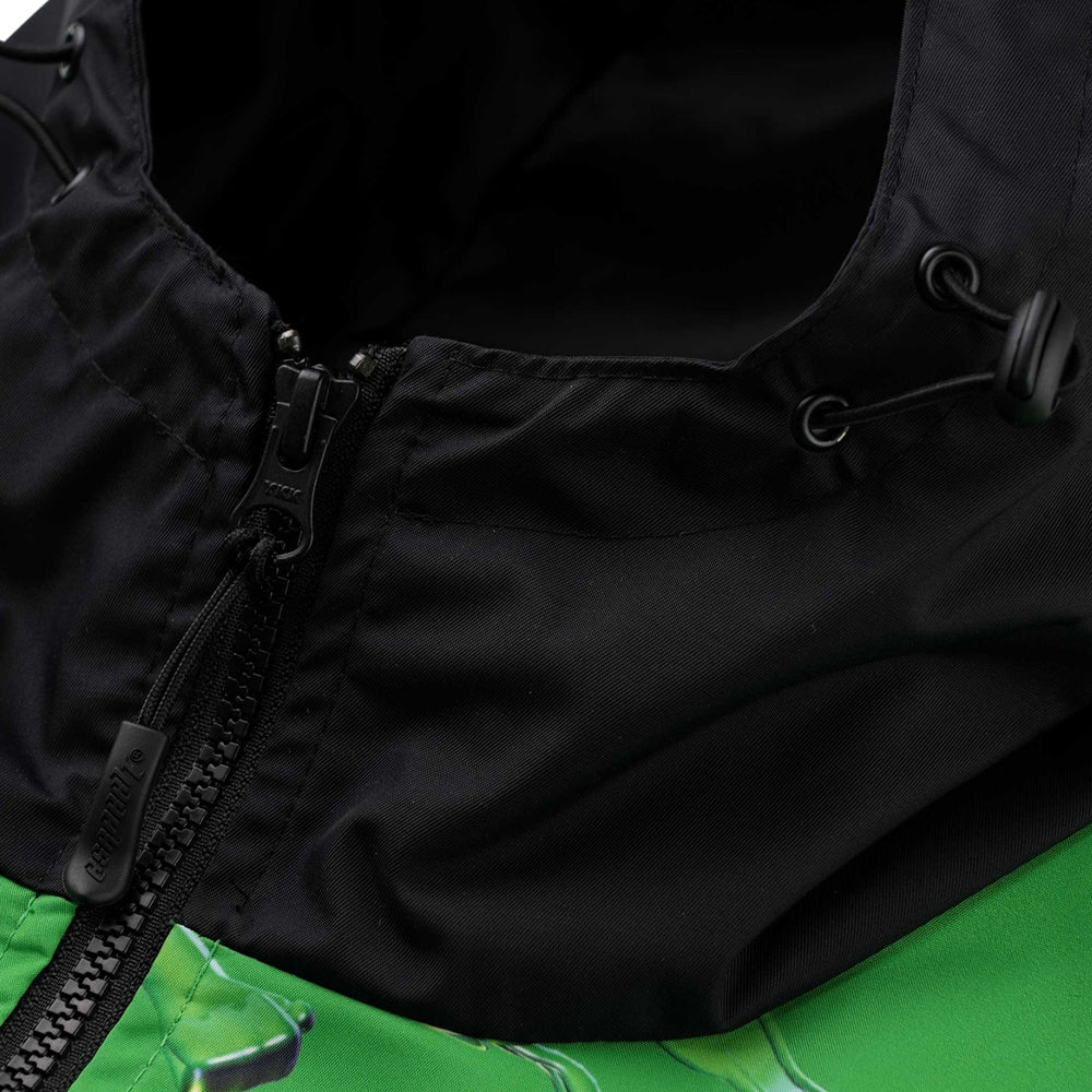 BSRABBIT 3D TRIPPY RB HOODED JACKET GREEN BSR2425FWJK106