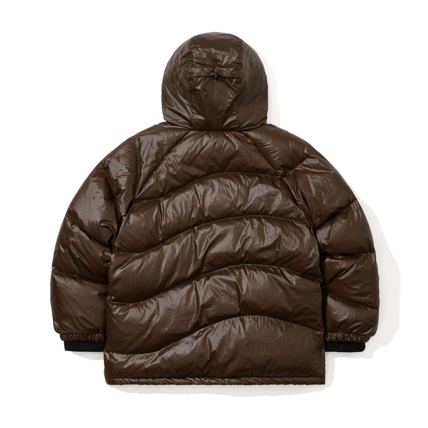BSR2526FWJK016 BSRBT FLOW HOODED DOWN PADDING JUMPER DARK BROWN