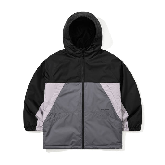 BSR2526FWJK026 DUAL TONE 4.4OZ INSULATED HOODED JACKET CHARCOAL