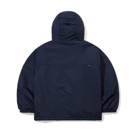 BSR2526FWJK040 STRUCTURED POCKET 2OZ INSULATED HOODED JACKET DARK NAVY