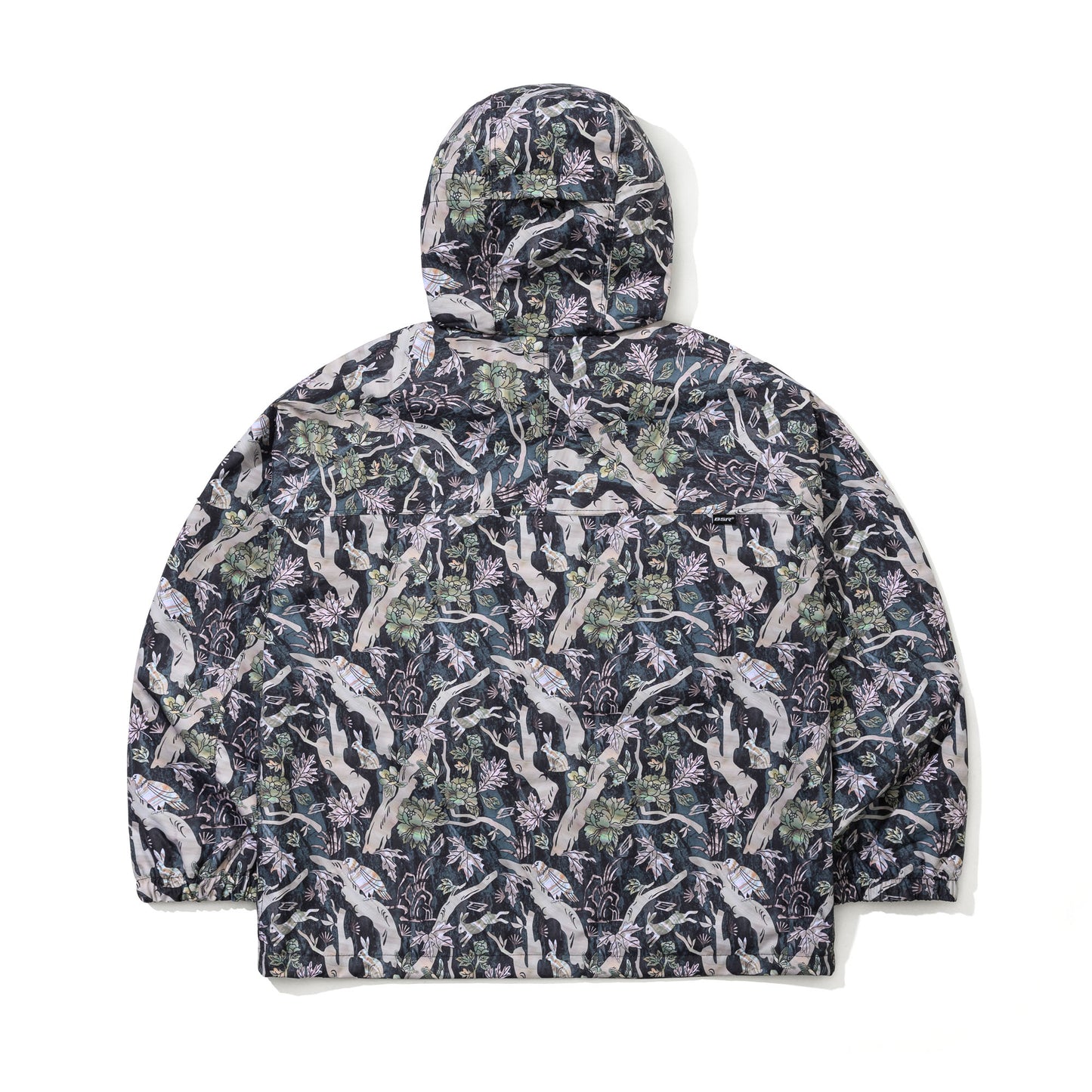 BSR2526FWJK067 BSRB KR JAGAE ART HOODED JACKET GREEN