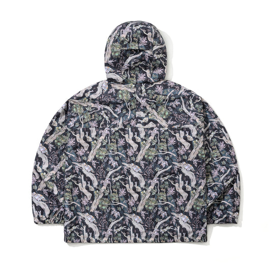 BSR2526FWJK067 BSRB KR JAGAE ART HOODED JACKET GREEN