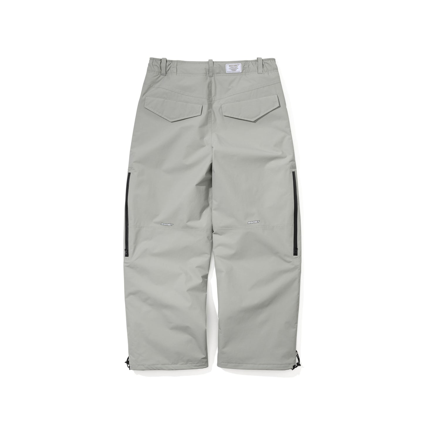 BSR2526FWPT002 SPECIAL SEAM SEALING WIDE VENTILATION PANTS INK SPLATTER GRAY