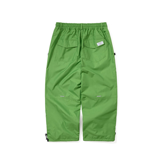BSR2526FWPT044 KNEE FOLD SUPER WIDE VENTILATION PANTS BLACK