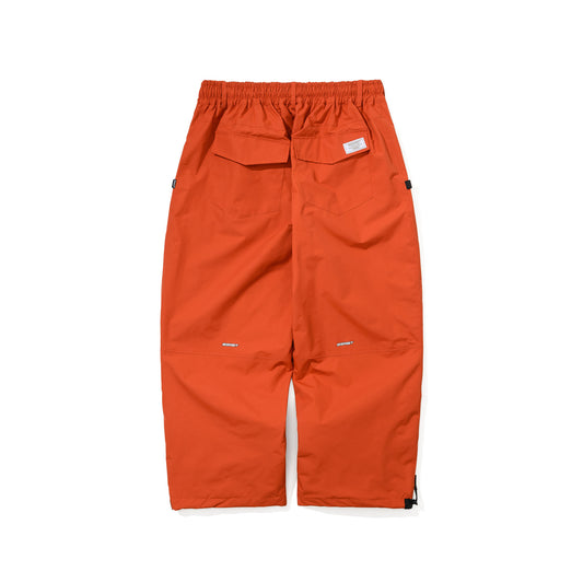 BSR2526FWPT050 ARC LOGO SUPER WIDE VENTILATION PANTS BRICK RED