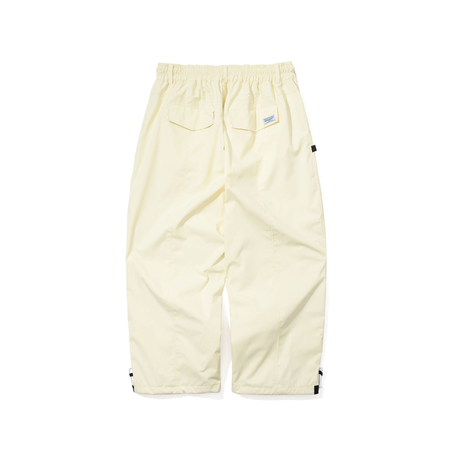 BSR2526FWPT052 CLEAN CUT PATCH SUPER WIDE PANTS CREAM