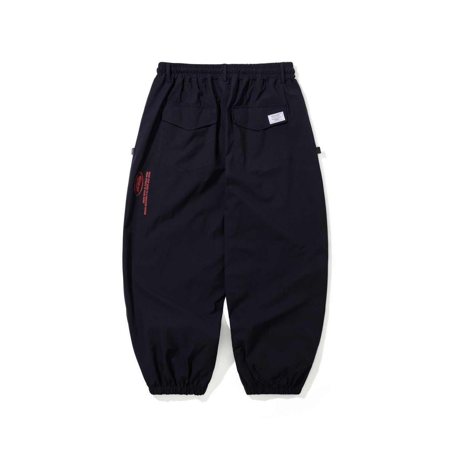 BSR2526FWPT073 NATURELINE SUPER WIDE JOGGER PANTS NAVY