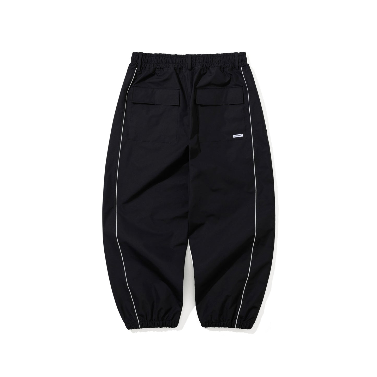 BSR2526FWPT077 STREAM LINE 3L SUPER WIDE JOGGER PANTS BLACK
