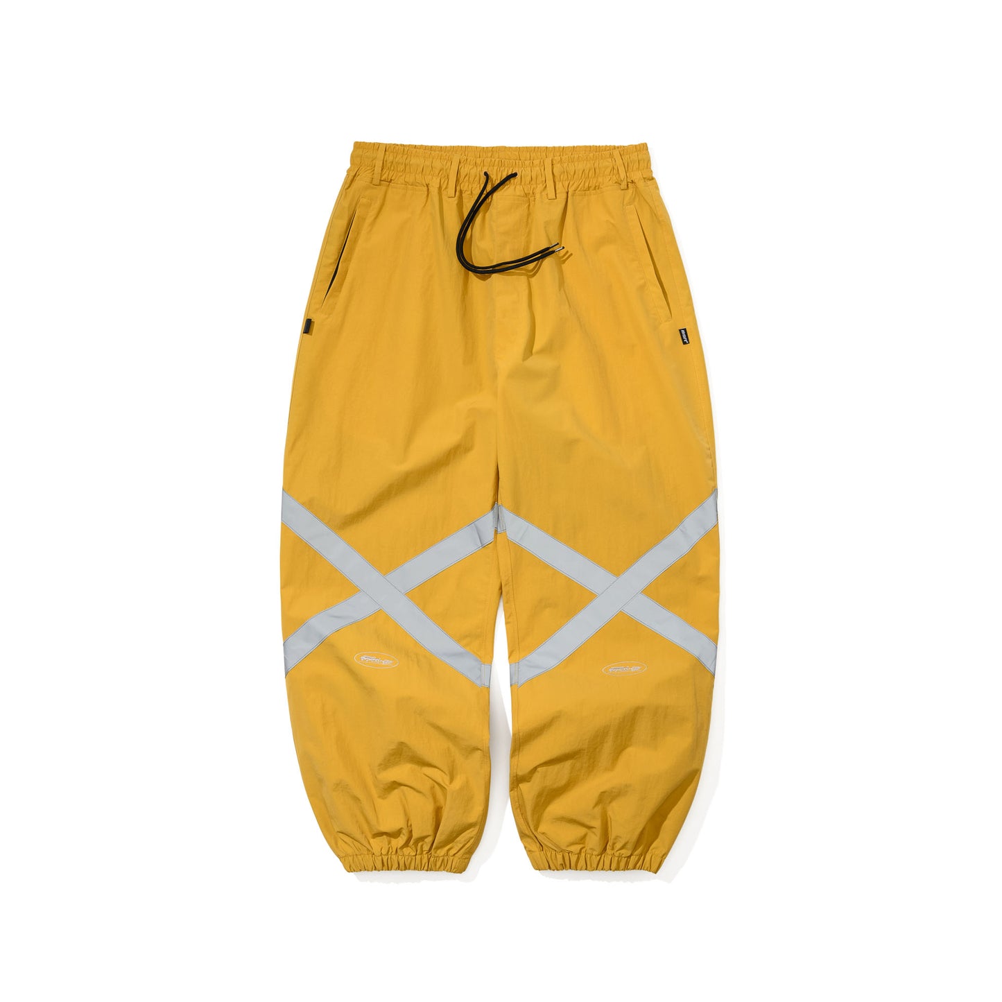 BSR2526FWPT098 ORIGINAL POT-X REFLECTIVE WIDE JOGGER PANTS MUSTARD