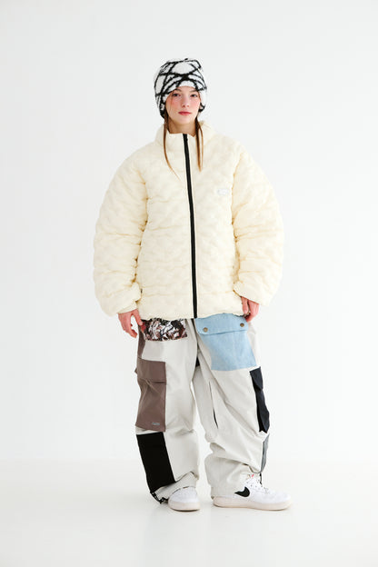 BSRABBIT 10 POCKET SUPER WIDE VENTILATION PANTS BEIGE BSR2425FWPT031