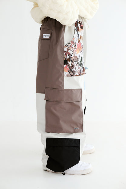 BSRABBIT 10 POCKET SUPER WIDE VENTILATION PANTS BEIGE BSR2425FWPT031