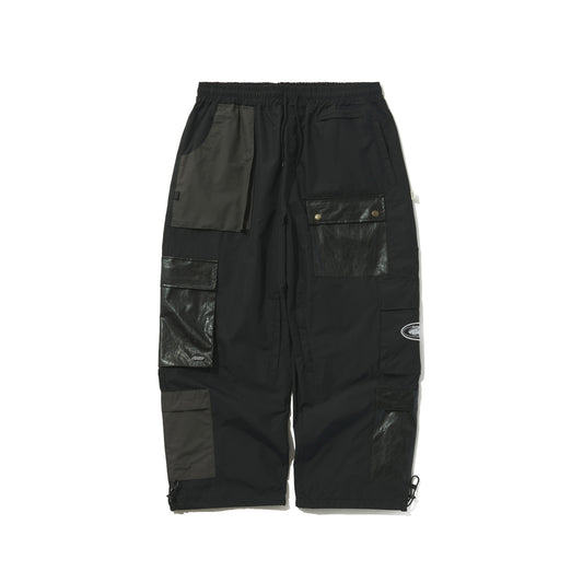 BSRABBIT 10 POCKET SUPER WIDE VENTILATION PANTS BLACK BSR2425FWPT033