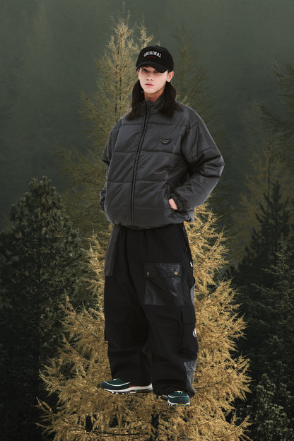 BSRABBIT 10 POCKET SUPER WIDE VENTILATION PANTS BLACK BSR2425FWPT033