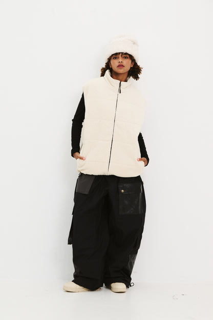 BSRABBIT 10 POCKET SUPER WIDE VENTILATION PANTS BLACK BSR2425FWPT033