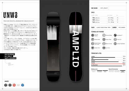 [予約販売]Amplid26-27 UNW8 アンプリッド　アンウェイト