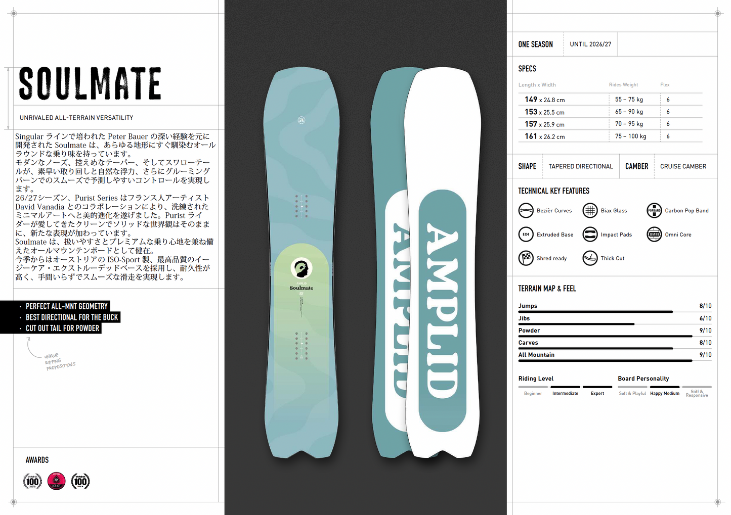 [予約販売]Amplid26-27 SOULMATE アンプリッド　ソウルメイト