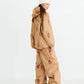 BSRABBIT 3D BEARRABBIT HOODED ANORAK JACKET BROWN BSR2425FWJK148