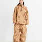 BSRABBIT 3D BEARRABBIT HOODED ANORAK JACKET BROWN BSR2425FWJK148