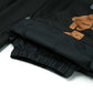 BSRABBIT 3D BEARRABBIT WIDE TRACK PANTS BLACK BSR2425FWPT095