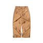 BSRABBIT 3D BEARRABBIT WIDE TRACK PANTS BROWN BSR2425FWPT094