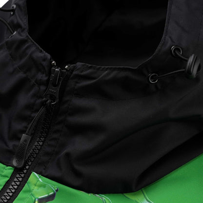 BSRABBIT 3D TRIPPY RB HOODED JACKET GREEN BSR2425FWJK106