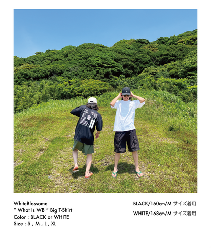 White Blossome 　「What Is WB」　Big T-Shirt
