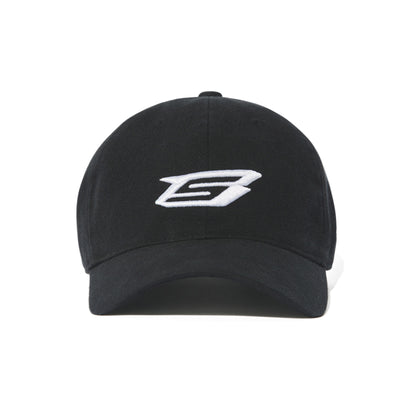 BSRABBIT BIG LOGO HEAVY TWILL CAP BLACK BSR2425FWCP030