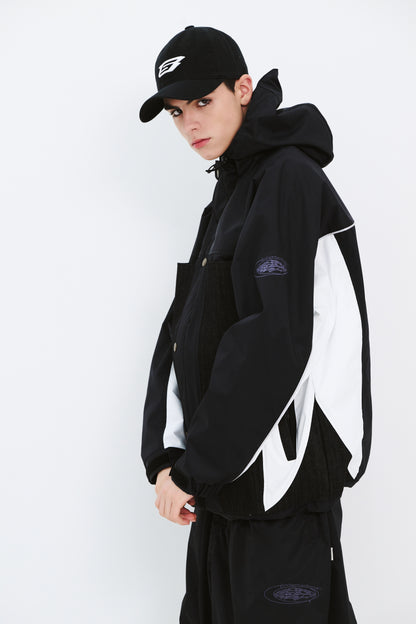 BSRABBIT BIG LOGO HEAVY TWILL CAP BLACK BSR2425FWCP030