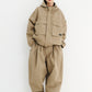 BSRABBIT BIG POCKET HOODED JACKET BEIGE BSR2425FWJK055