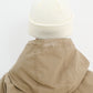 BSRABBIT BIG POCKET HOODED JACKET BEIGE BSR2425FWJK055