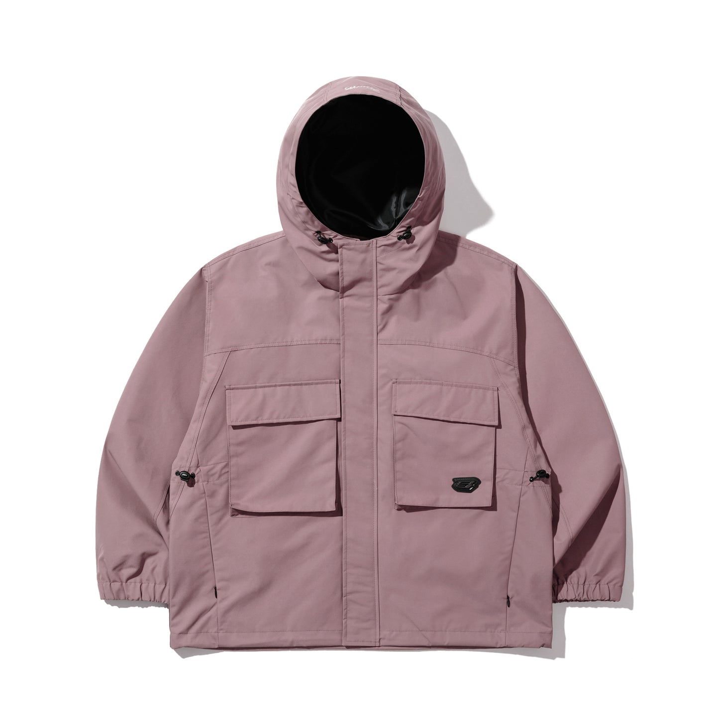 BSRABBIT BIG POCKET HOODED JACKET INDY PINK BSR2425FWJK056