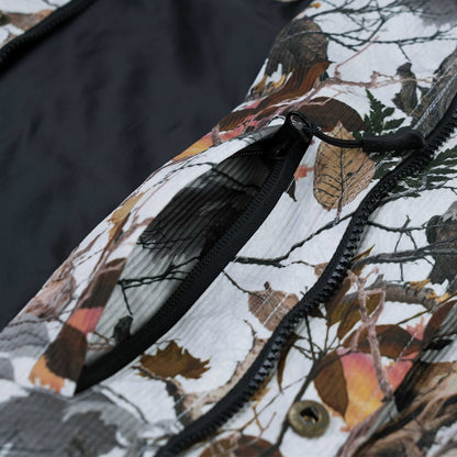 BSRABBIT BIG POCKET HOODED JACKET REALTREE WHITE BSR2425FWJK053