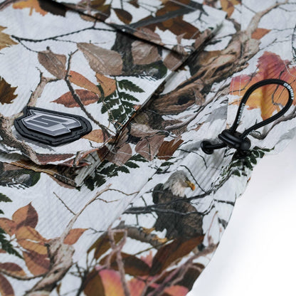 BSRABBIT BIG POCKET HOODED JACKET REALTREE WHITE BSR2425FWJK053