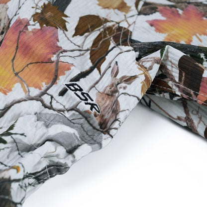 BSRABBIT BIG POCKET HOODED JACKET REALTREE WHITE BSR2425FWJK053