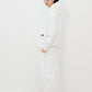 BSRABBIT BIG POCKET HOODED JACKET WHITE BSR2425FWJK054