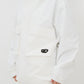 BSRABBIT BIG POCKET HOODED JACKET WHITE BSR2425FWJK054