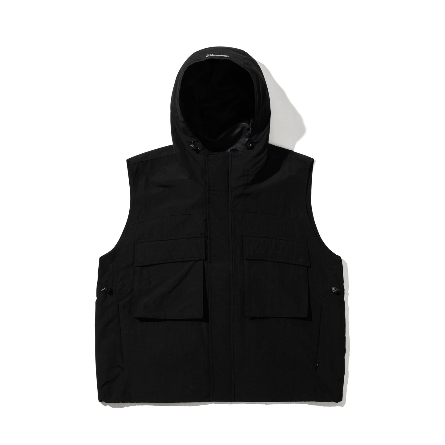 BSRABBIT BIG POCKET HOODED VEST BLACK BSR2425FWJK131