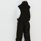 BSRABBIT BIG POCKET HOODED VEST BLACK BSR2425FWJK131