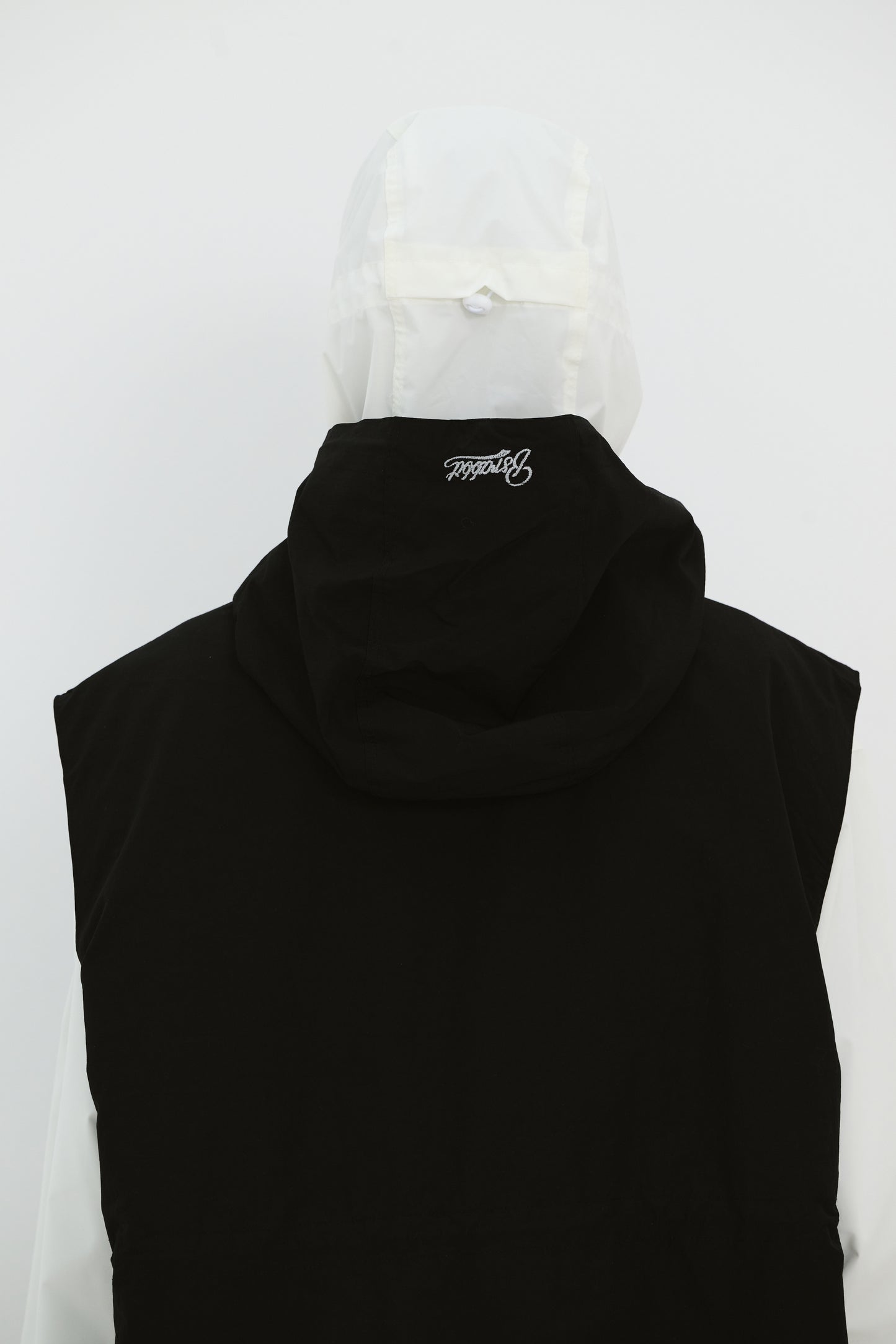 BSRABBIT BIG POCKET HOODED VEST BLACK BSR2425FWJK131