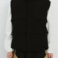 BSRABBIT BIG POCKET HOODED VEST BLACK BSR2425FWJK131