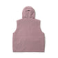 BSRABBIT BIG POCKET HOODED VEST INDY PINK BSR2425FWJK132