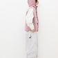 BSRABBIT BIG POCKET HOODED VEST INDY PINK BSR2425FWJK132