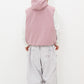 BSRABBIT BIG POCKET HOODED VEST INDY PINK BSR2425FWJK132