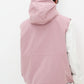 BSRABBIT BIG POCKET HOODED VEST INDY PINK BSR2425FWJK132