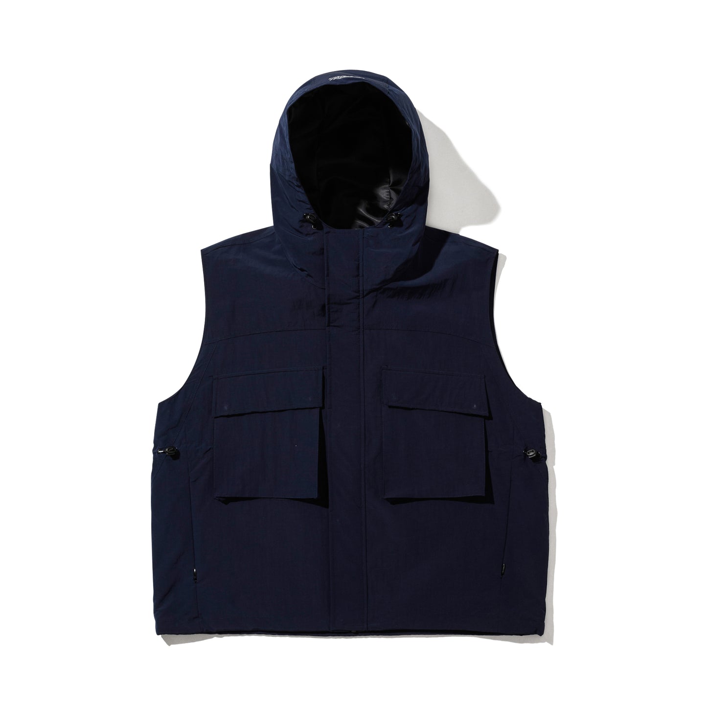 BSRABBIT BIG POCKET HOODED VEST NAVY BSR2425FWJK133