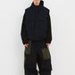 BSRABBIT BIG POCKET HOODED VEST NAVY BSR2425FWJK133