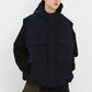 BSRABBIT BIG POCKET HOODED VEST NAVY BSR2425FWJK133