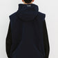 BSRABBIT BIG POCKET HOODED VEST NAVY BSR2425FWJK133