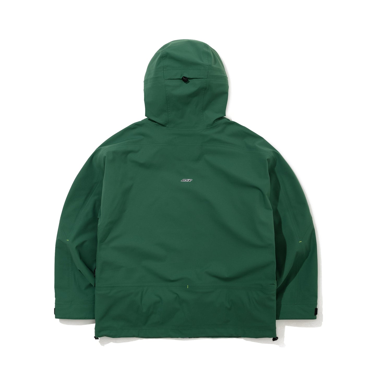 BSRABBIT BSR HOODED 3L SEAM SEALING JACKET GREEN BSR2425FWJK008